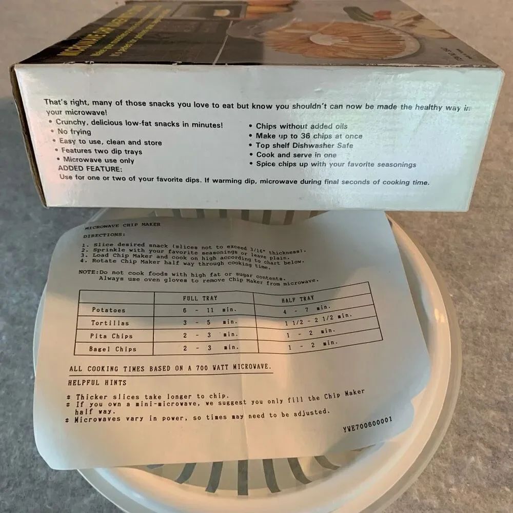 Microwave Chip Maker/With Cover - Picture 7 of 7